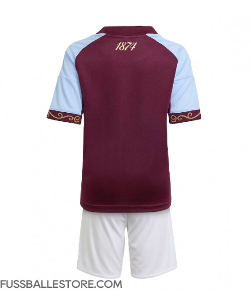 Günstige Aston Villa Heimtrikotsatz Kinder 2025-26 Kurzarm (+ Kurze Hosen) Günstige Aston Villa Heimtrikotsatz Kinder 2025-26 Kurzarm (+ Kurze Hosen)